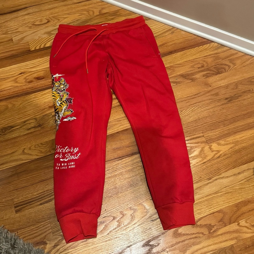 Men’s Red Streetwear Jogger